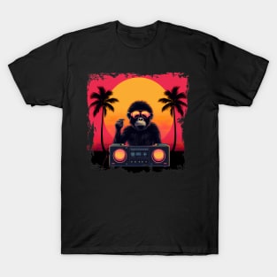 Cool summer monkey ape dj design T-Shirt